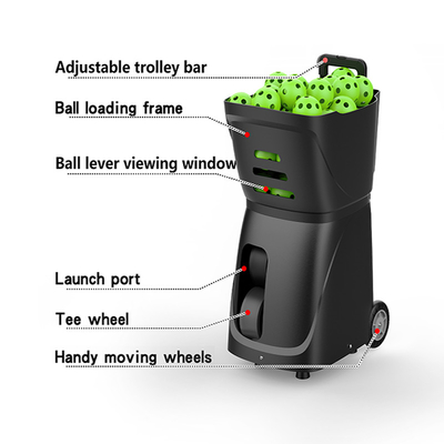 2025 Mesin Bola Tenis dan Bola Padel Profesional Baru Outdoor APP Control Padel Tennis Ball Launch Training Shooting Machine