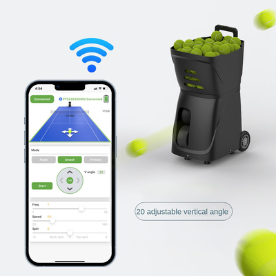 2025 Mesin Bola Tenis dan Bola Padel Profesional Baru Outdoor APP Control Padel Tennis Ball Launch Training Shooting Machine