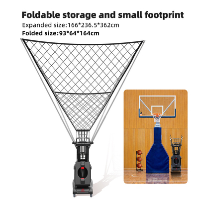 SIBOASI K3 Multiple Angle Trainer Smart APP &amp; Remote Control Otomatis Bola Basket Menembak Melempar Mesin Pelatihan Profesional
