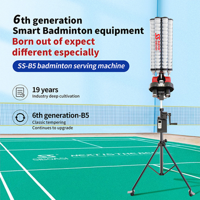 Multifunction SIBOASI B5 Badminton Shuttlecock Feeder Machine Smart Badminton Menembak Mesin untuk Pelatihan