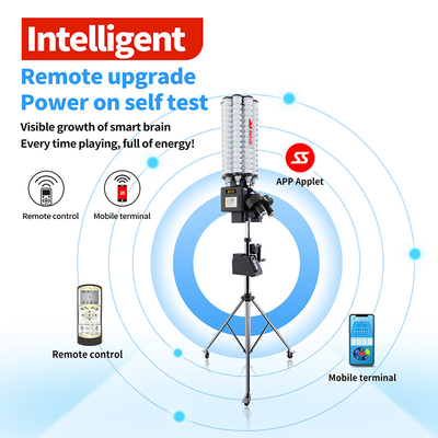 SIBOASI B7 Badminton Shuttlecock Feeder Machine Smart Badminton Menembak Mesin untuk Pelatihan