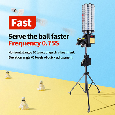SIBOASI B7 Badminton Shuttlecock Feeder Machine Smart Badminton Menembak Mesin untuk Pelatihan