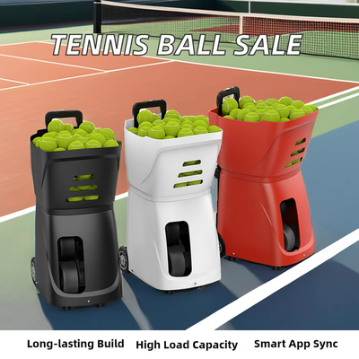2025 Mesin Bola Tenis dan Bola Padel Profesional Baru Outdoor APP Control Padel Tennis Ball Launch Training Shooting Machine