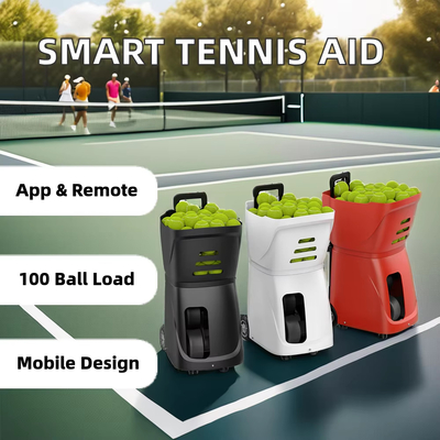2025 Hot Professional Tennis dan Padel Ball Machine Outdoor APP Control Padel Tennis Ball Launch Training Shooting Machine