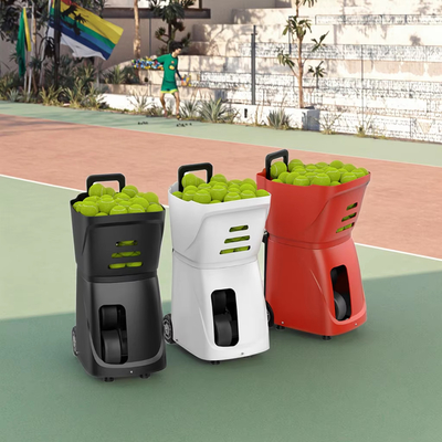 Mesin Bola Tenis dan Bola Padel Profesional Multifungsi Outdoor APP Control Padel Tennis Ball Launch Training Shooting Machine