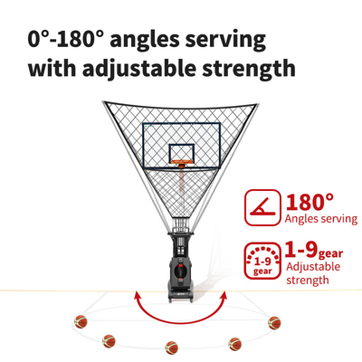 2025 SIBOASI K2 Multiple Angle Trainer Smart APP &amp; Remote Control Otomatis Bola Basket Menembak Melempar Mesin Pelatihan Profesional