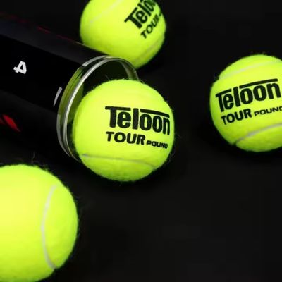 Tenis Grosir 1 Kaleng 4 Bola Bola Tenis Latihan Karet Elastis Tinggi Tahan Olahraga Raket Padel