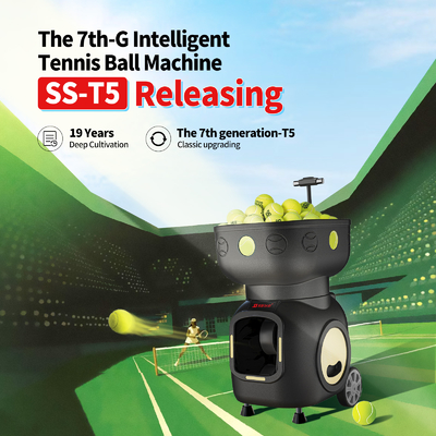 SIBOASI T5 APP Control Mini Menembak Bola Mesin Tenis untuk Pelatihan