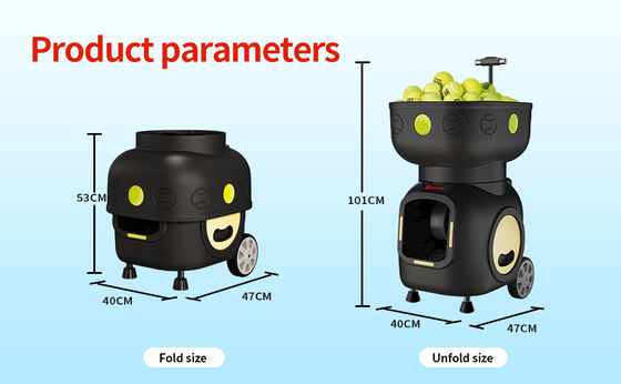 SIBOASI T5 APP Control Mini Menembak Bola Mesin Tenis untuk Pelatihan