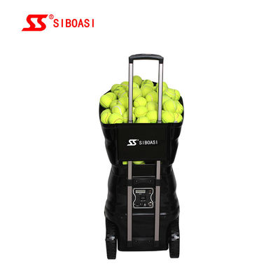 Mesin Pengumpan Tenis S4015 Dengan Layar LCD Pembagi Bola Ganda