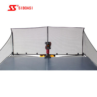 Pelatih Robot Peluncur Bola Tenis Meja DC 12V Otomatis Kapasitas 80 Bola