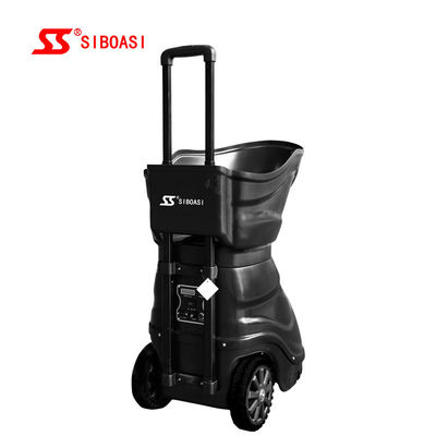 Mesin Tembak Tenis Spinshot Layar LCD Dengan Batang Teleskopik Dan Baterai