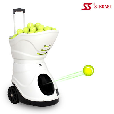 Server Mesin Bola Tenis Cerdas 120W Fungsi Acak Remote Control