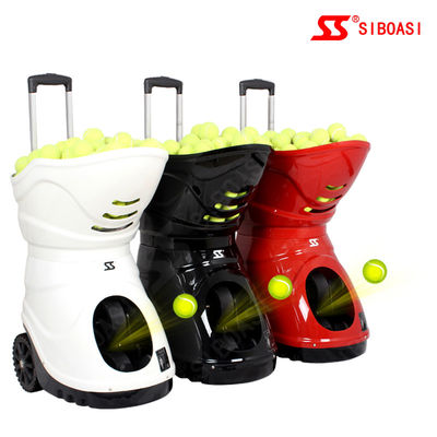 Server Mesin Bola Tenis Cerdas 120W Fungsi Acak Remote Control