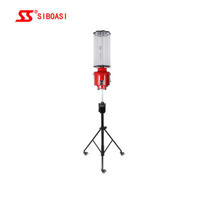 Badminton Shuttlecock Training Ball Feeder Shooting Machine dengan Baterai Untuk Olahraga Indoor / Outdoor