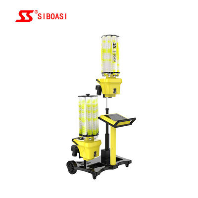 140W Automatic Badminton Machine Shuttle Feeder Kontrol komputer cerdas