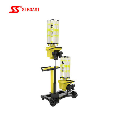 140W Automatic Badminton Machine Shuttle Feeder Kontrol komputer cerdas