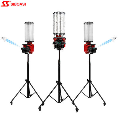 Mesin Pelempar Shuttlecock 20-140KM / H Dengan Tripod Lipat