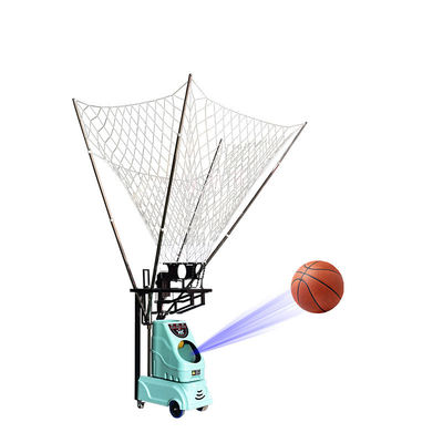 Mesin Pitching Bola Basket Universal Dengan Remote Control &amp; Kecepatan Disesuaikan Untuk Klub