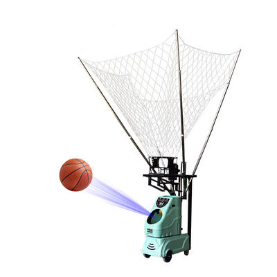 Mesin Pitching Bola Basket Universal Dengan Remote Control &amp; Kecepatan Disesuaikan Untuk Klub