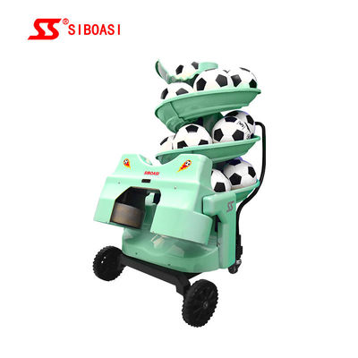 Mesin Pitching Bola Sepak Bola DC 12V, Mesin Menembak Sepak Bola Baterai Lithium
