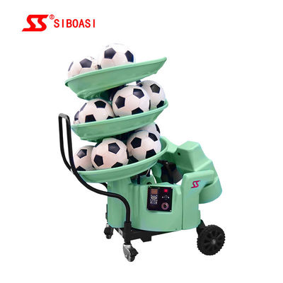 Mesin Pitching Bola Sepak Bola DC 12V, Mesin Menembak Sepak Bola Baterai Lithium
