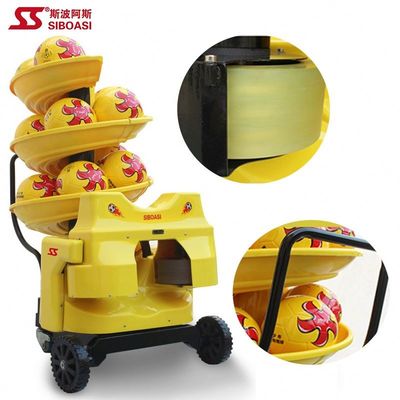 Sudut Kemiringan Adjustable Football Passing Machine Pelatihan Sepak Bola 150 W.