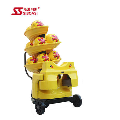 Sudut Kemiringan Adjustable Football Passing Machine Pelatihan Sepak Bola 150 W.