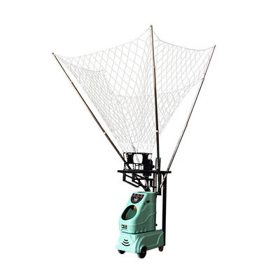 Mesin Menembak Bola Basket Otomatis 180W LED Display Hijau Muda S6839