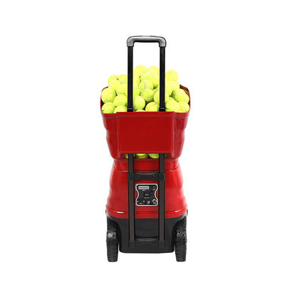1.8-8seconds / Ball Tennis Ball Machine Melayani Fungsi Dua Baris yang Disetujui FCC