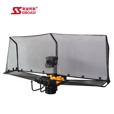 Mesin Tenis Meja 240V, mesin bola otomatis ROHS ping pong Forehand