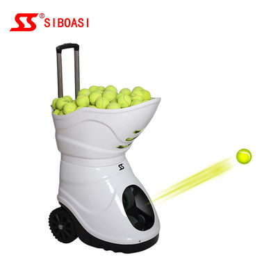 Mesin Bola Tenis 20-140 km / jam, bahan ABS Pengumpan Bola Tenis