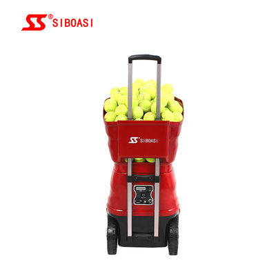 Mesin Latihan Bola Tenis Siboasi Remote Controlled 120W AC 100V