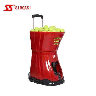 Mesin Penembak Bola Tenis Portabel AC Power Sudut Horisontal