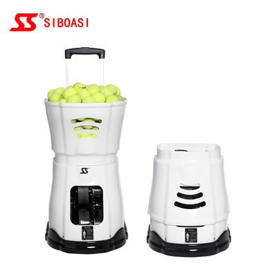 Mesin Penembak Bola Tenis Portabel AC Power Sudut Horisontal