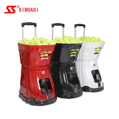 Mesin Penembak Bola Tenis Portabel AC Power Sudut Horisontal