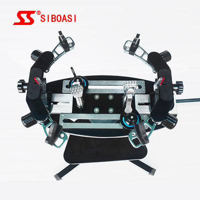 Meja Manual Raket Bulutangkis Stringer Tennis Bat Pelat kerja segi delapan