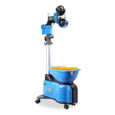 100 Bola/Menit Max Makan Otomatis Ping Pong Robot Trainer