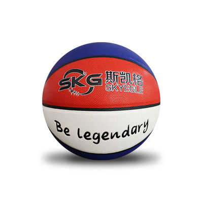 OEM Holographic Reflektif PU Kulit Ukuran 7 Bola Basket