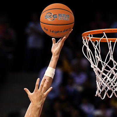 Logo Disesuaikan Higroskopis PU Kulit Basket Ukuran 6 7 Untuk Pelatihan
