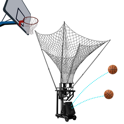 Perangkat Pengumpan Rebounder Bola Basket Kontrol Jarak Jauh Otomatis