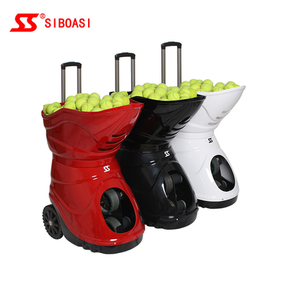 Mesin Penyaji Tenis Desain Lipat Dengan Roda Bergerak Stabil yang Ditingkatkan