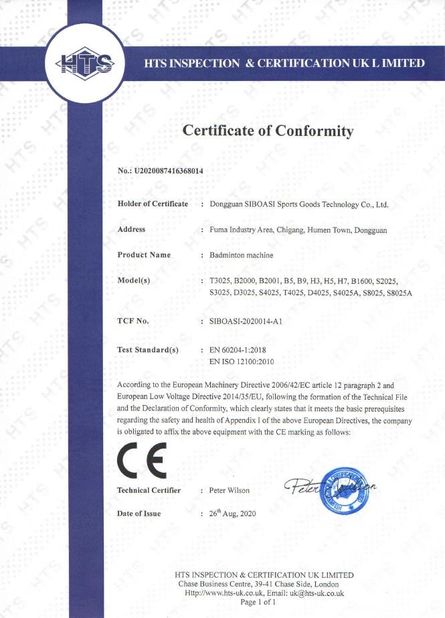 Cina Dongguan Skyegle Intelligent Technology Co.,Ltd. Sertifikasi